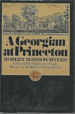 Seller image for A Georgian at Princeton for sale by Dorley House Books, Inc.