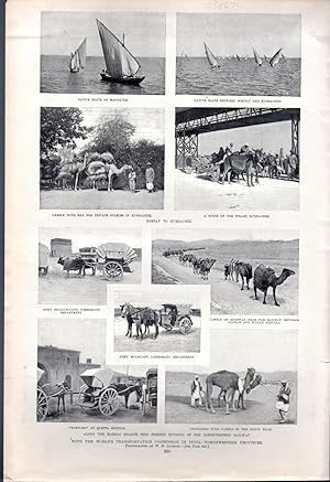 Seller image for PRINT: 'With the World's Transportation Commission in India--Northwestern Provinces'.photoengraving from Harper's Weekly, August 31, 1895 for sale by Dorley House Books, Inc.