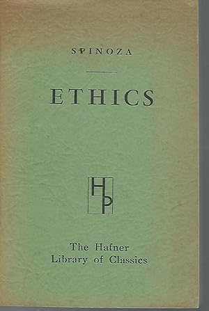 Seller image for Ethics, Preceded by On the Improvement of the Understanding (Hafner Library of Classics Series #11) for sale by Dorley House Books, Inc.