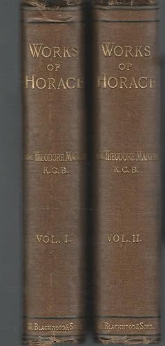 Bild des Verkufers fr The Works of Horace Translated Into English Verse with A Life and Notes (2 volumes) zum Verkauf von Dorley House Books, Inc.