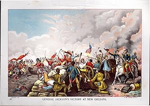 Bild des Verkufers fr Print: "General Jackson's Victory at New Orleans".source Unknown zum Verkauf von Dorley House Books, Inc.