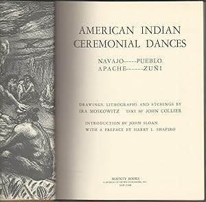 Seller image for American Indian Ceremonial Dances: Navajo, Pueblo, Apache, Zuni for sale by Dorley House Books, Inc.