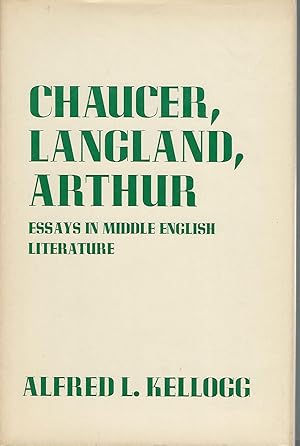 Seller image for Chaucer, Langland, Arthur: Essays in Middle English Literature for sale by Dorley House Books, Inc.