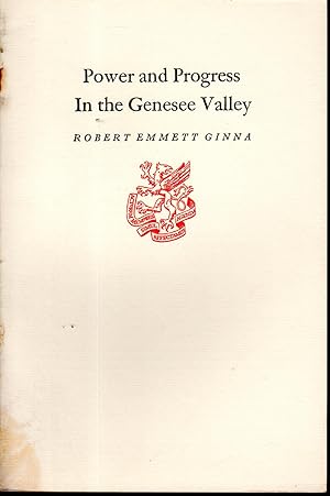 Seller image for Power and Progress in the Genesee Valley for sale by Dorley House Books, Inc.