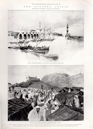 Seller image for ENGRAVING:"The Eastern Crisis" .engraving from The Illustrated London News,March 20, 1897 for sale by Dorley House Books, Inc.