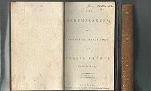 The Remembrancer, or Impartial Repository of Public Events for the Year 1783 (2 volumes)