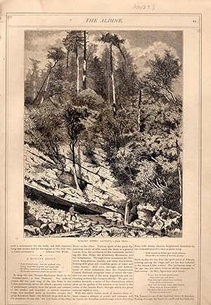 Seller image for Engraving: "Sinking Spring (outlet) (Pennsylvania)".from The Aldine Magazine, February, 1874 for sale by Dorley House Books, Inc.