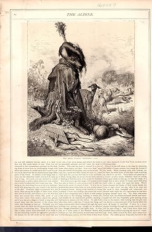 Seller image for Engraving: "The Wolf Turned Shepherd".from The Aldine Magazine, March 1874 for sale by Dorley House Books, Inc.