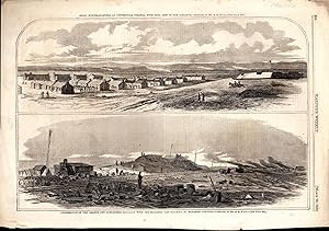 Seller image for ENGRAVING: "Intersection of the Orange and Alexandria Railroad with the Manassas Gap Railroad at Manassas Junction".engraving from Harper's Weekly, March 29, 1862 for sale by Dorley House Books, Inc.