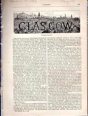 Seller image for PRINT: "Glascow (Scotland)" .story & illusustrations from Frank Leslie's Monthly , May, 1889 for sale by Dorley House Books, Inc.