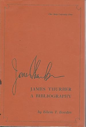 Image du vendeur pour James Thurber: A Bibliography mis en vente par Dorley House Books, Inc.