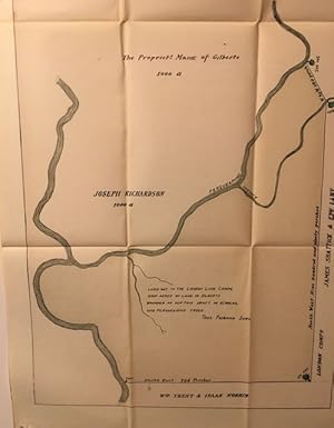 Bild des Verkufers fr MAP: "The Propriet: Manor of Gilberts.Laid Out to the London Land Company 5,000 Acres of Land in Gilberts Bounded as Per This Draft in Scholkil and Perqueaming Creek." from Pennsylvania Archives, Third Series, Appendix I-X zum Verkauf von Dorley House Books, Inc.