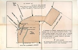 Imagen del vendedor de MAP: "Tract of Land Lying on Conestogoe Creek in the county of Lancaster for the Pensylvania Land Company." from Pennsylvania Archives, Third Series, Appendix I-X a la venta por Dorley House Books, Inc.