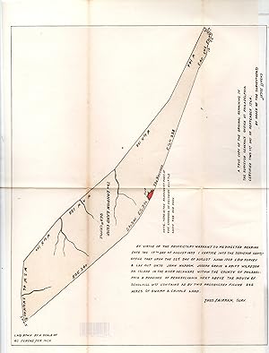 Imagen del vendedor de MAP: "AN ISLAND IN THE RIVER DELAWARE WITHIN THE COUNTY OF PHILADELPHIA & PROVINCE OF PENNSYLVANIA NEXT ABOVE THE MOUTH OF SCHOLKILL." from Pennsylvania Archives, Third Series, Appendix I-X a la venta por Dorley House Books, Inc.