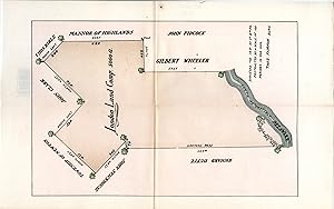 Imagen del vendedor de MAP: "5,000 Acres of Land Owned By the London Land Company, Along the Delaware River." from Pennsylvania Archives, Third Series, Appendix I-X a la venta por Dorley House Books, Inc.