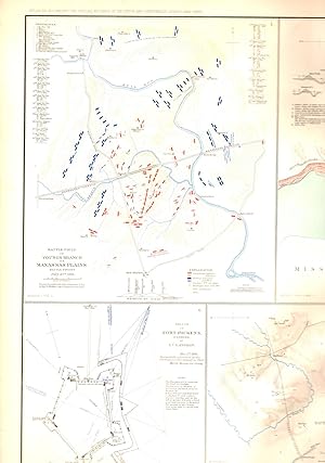 Seller image for MAP: Various Fortificatioins and Battlefields .Plate V, From the Atlas to Accompany the Official Records of the Union & Confederate Armies, 1861-1865 for sale by Dorley House Books, Inc.