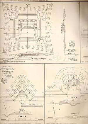 Seller image for MAP: Rebel Lines & Mobile Defenses .Plate CIX, From the Atlas to Accompany the Official Records of the Union & Confederate Armies, 1861-1865 for sale by Dorley House Books, Inc.