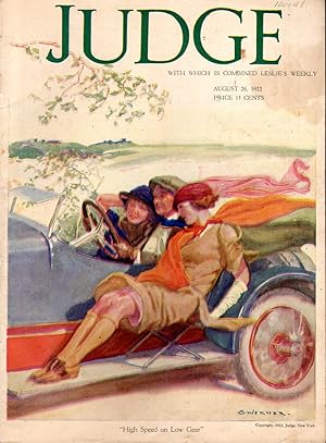 Bild des Verkufers fr Judge: The World's Wittiest Weekly: Volume 83, No. 2130: August 26, 1922 zum Verkauf von Dorley House Books, Inc.