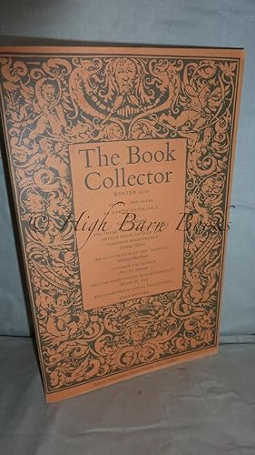 The Book Collector Volume 28 No 4 Winter 1979 (Vol. 28 Number 4)