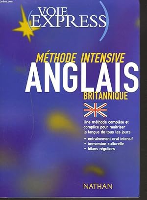 Bild des Verkufers fr METHODE INTENSIVE ANGLAIS BRITANNIQUE. LIVRET / GUIDE D'ACCOMPAGNEMENT + 4 CASSETTES. zum Verkauf von Le-Livre