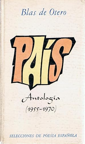 Imagen del vendedor de PAIS. ANTOLOGA (1955  1970) a la venta por Librera Torren de Rueda