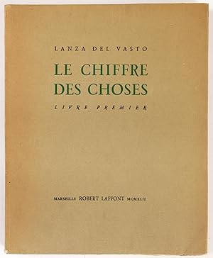 Le Chiffre des choses, livre premier