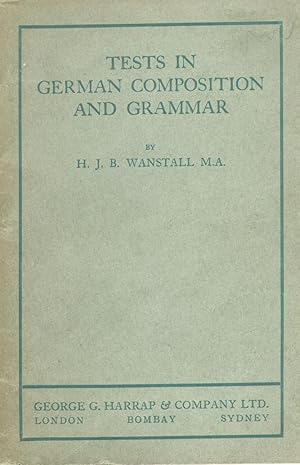 Tests in German Composition and Grammar