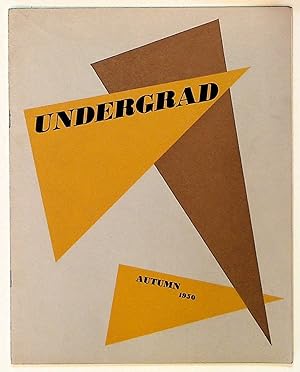 Imagen del vendedor de The Undergrad. A Literary Magazine Which is Produced in the Autumn and Spring by the Students of University College in the University of Toronto. Autumn Issue a la venta por The Kelmscott Bookshop, ABAA