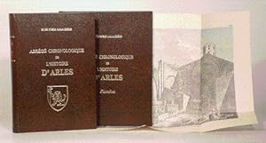 Imagen del vendedor de ABRG CHRONOLOGIQUE DE L'HISTOIRE D'ARLES avec un atlas de planches [2 volumes]. a la venta por LIBRAIRIE RIC CASTRAN