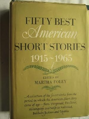 Seller image for FIFTY BEST AMERICAN SHORT STORIES 1915-1965 for sale by Librería Maestro Gozalbo