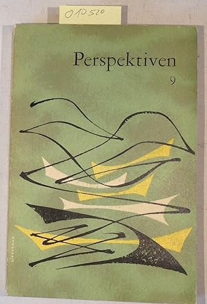 Imagen del vendedor de Perspektiven - Heft 9, Herbst 1954 a la venta por Antiquariat Trger