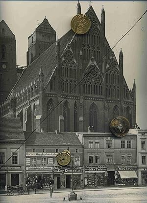 Alte historische Ansichten Prenzlau, Marienkirche 1902. Silver gelatin print. Size of image. 40 x...