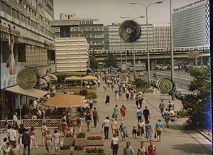 Image du vendeur pour Alte historische Ansichten aus der DDR vom ADN Zentralbild: Grunerstr. Silver gelatin print. Size of image. 25 x 30 cm. (Gestempelt rckseitig. "ADN Zentralbild". ) . Ansicht um 1970. mis en vente par Umbras Kuriosittenkabinett