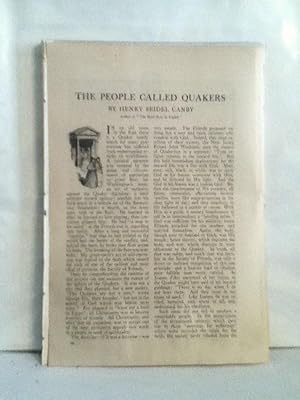 Seller image for The People Called Quakers for sale by Legacy Books II