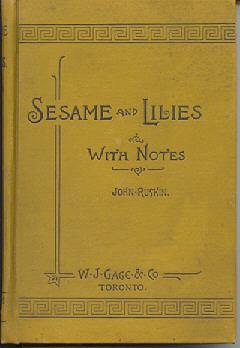 Sesame and Lilies, Three Lectures