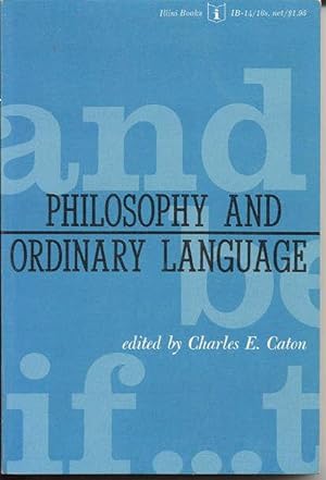 Seller image for Philosophy and Ordinary Language for sale by Kadriin Blackwell