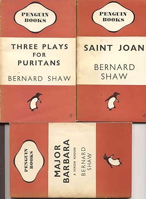 Saint Joan; Major Barbara, a Screen Version; Three Plays for Puritans (the Devil's Disciple, Caes...