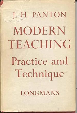 Imagen del vendedor de Modern Teaching Practice and Technique a la venta por Kadriin Blackwell