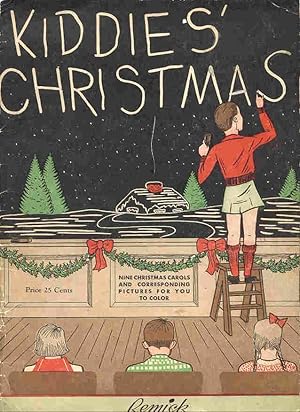 Kiddies' Christmas: Nine Christmas Carols and Corresponding Pictures for You to Color