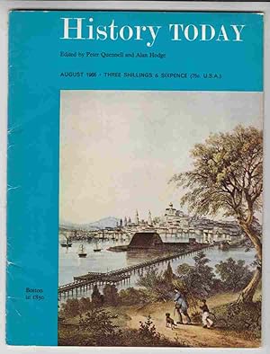 Seller image for History Today August 1966 for sale by Riverwash Books (IOBA)