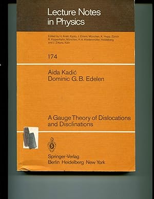 Immagine del venditore per A Gauge Theory of Dislocation and Disclinations: Lecture Notes in Physics venduto da Orca Knowledge Systems, Inc.