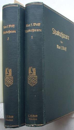 Shakespeare - Der Dichter und sein Werk in zwei Bänden.
