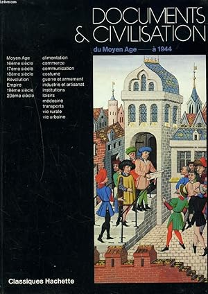 Seller image for DOCUMENTS ET CIVILISATION. DU MOYEN AGE  1944. for sale by Le-Livre