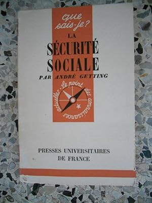 Image du vendeur pour La securite sociale mis en vente par Frederic Delbos