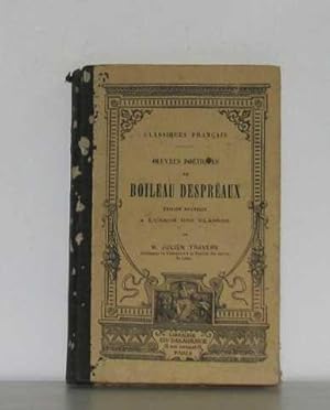 Seller image for Oeuvres potiques de boileau despraux for sale by crealivres