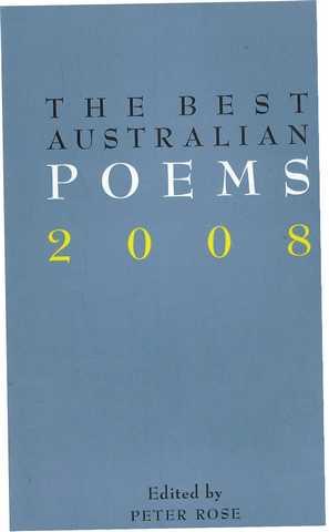 The Best Australian Poems 2008