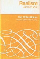 Imagen del vendedor de Realism - The Critical Idiom a la venta por Q's Books Hamilton