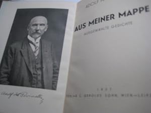 Imagen del vendedor de Aus meiner Mappe Ausgewhlte Gedichte a la venta por Alte Bcherwelt