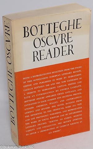 Imagen del vendedor de Botteghe Oscure reader a la venta por Bolerium Books Inc.