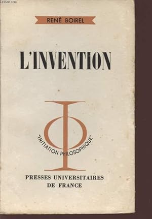 Imagen del vendedor de L'INVENTION - INITATION PHILOSOPHIQUE. a la venta por Le-Livre